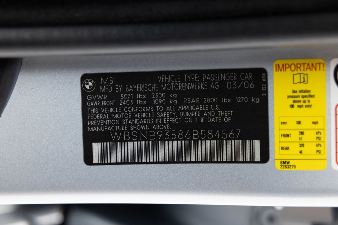 2006 BMW M5