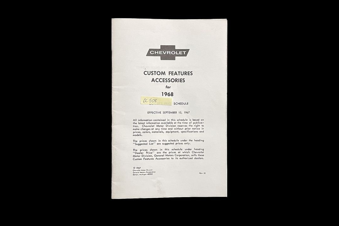 1968 Chevrolet SS Nova