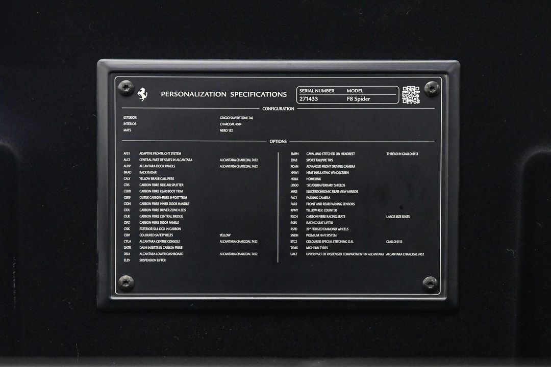 2022 Ferrari F8 Spider