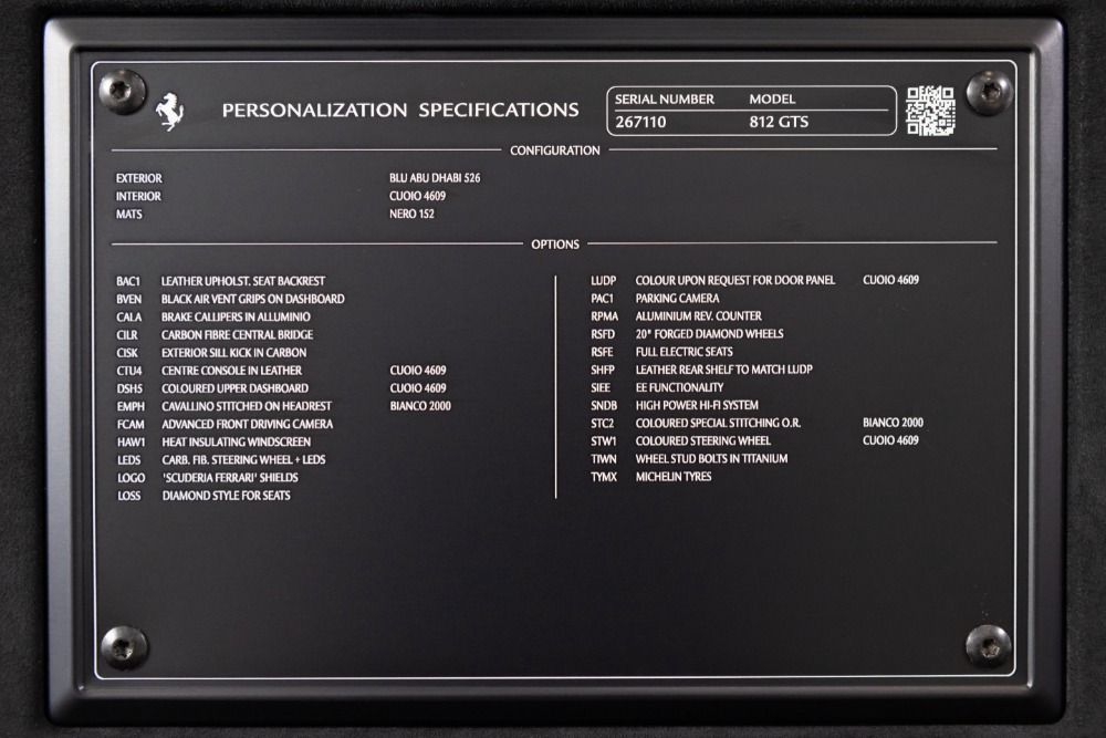 2021 Ferrari 812 GTS