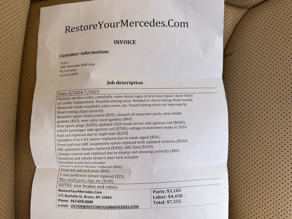 2002 Mercedes-Benz S600