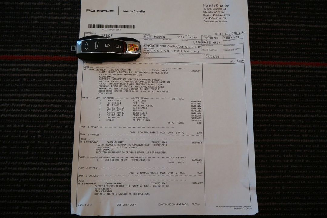 2023 Porsche 718 Cayman