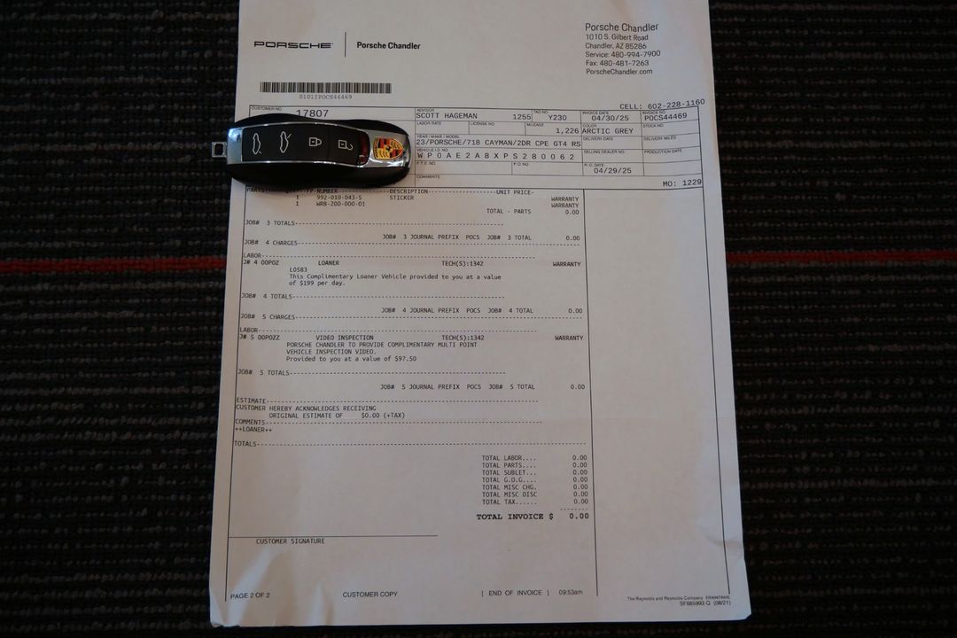 2023 Porsche 718 Cayman
