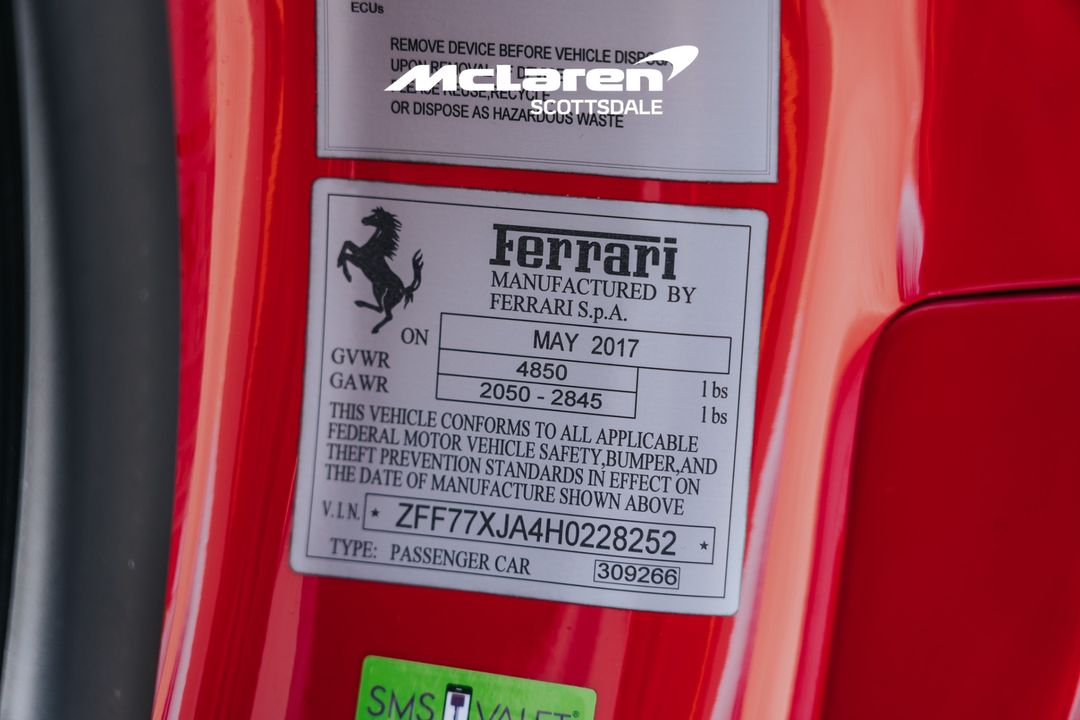 2017 FERRARI CALIFORNIA T