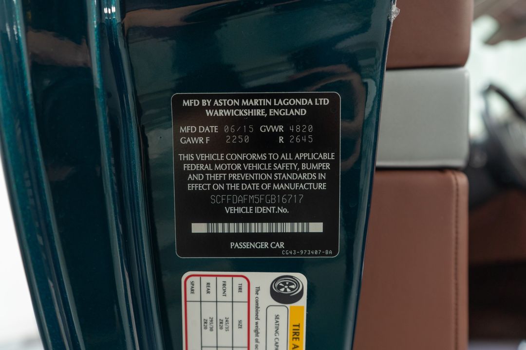 2015 Aston Martin DB9