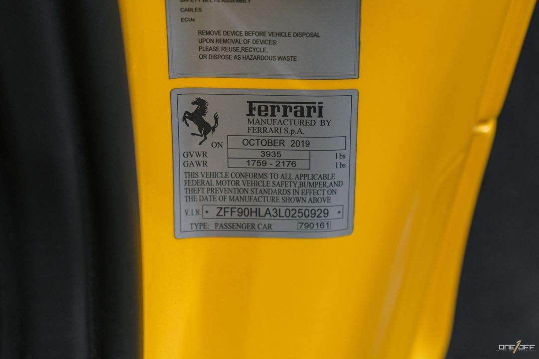 2020 Ferrari 488 Pista