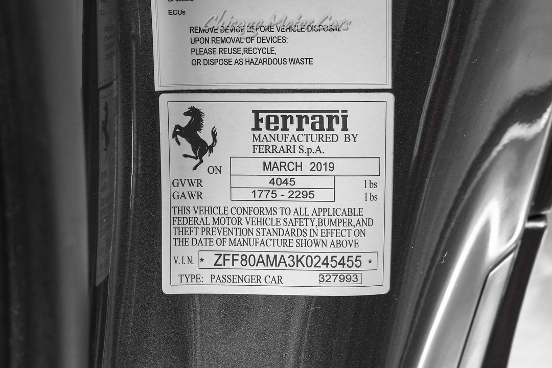 2019 Ferrari 488 Spider