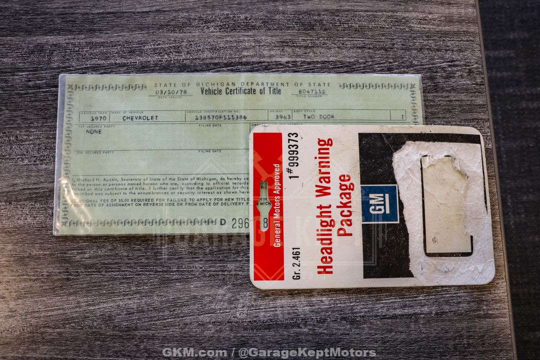 1970 Chevrolet Monte Carlo SS 454