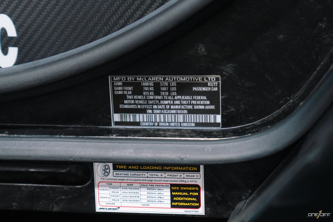 2022 McLaren 765LT Spider GTR LM25