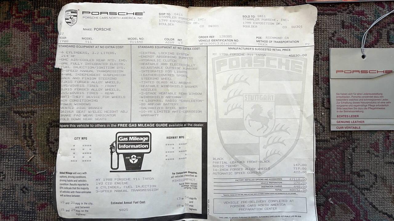 1988 Porsche 911