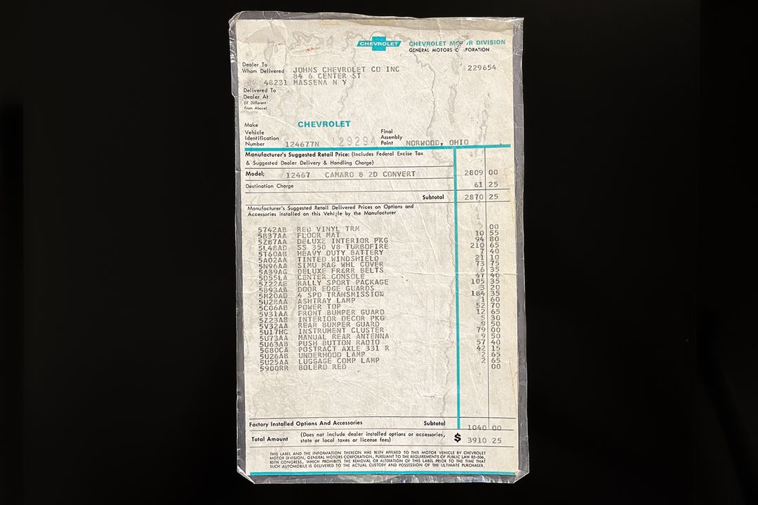 1967 Chevrolet Camaro