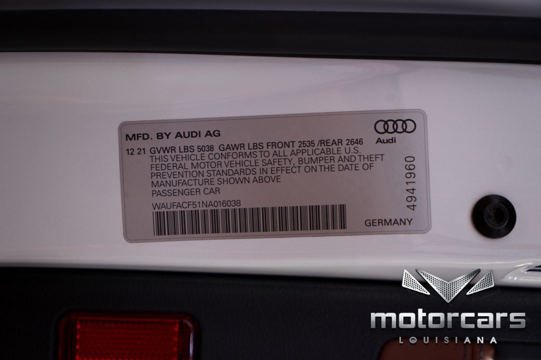 2022 Audi A5 Sportback