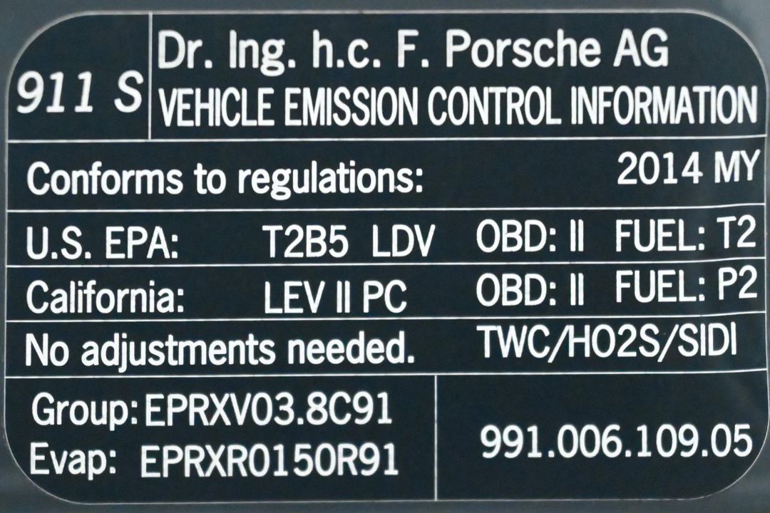 2014 Porsche 911