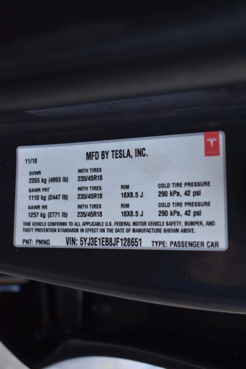 2018 Tesla Model 3