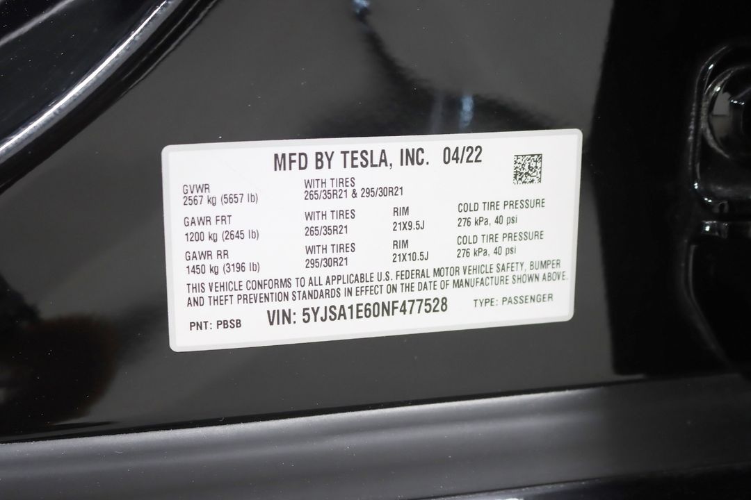 2022 Tesla Model S