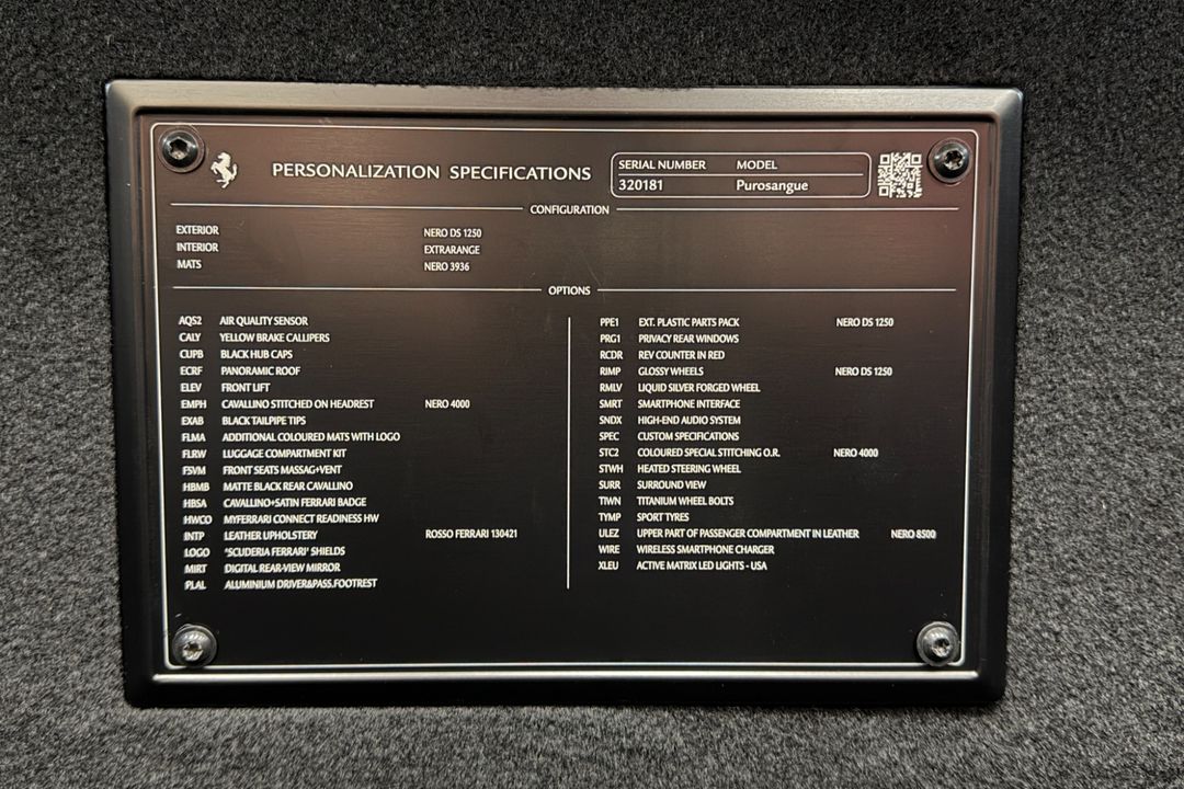 2025 Ferrari Purosangue