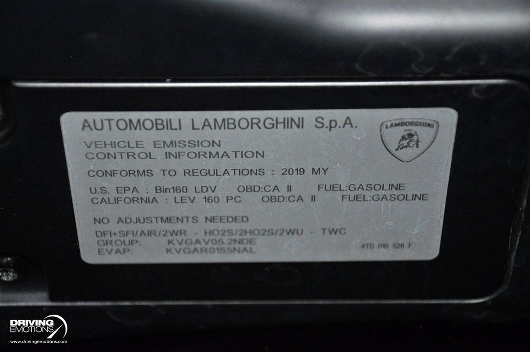 2019 Lamborghini Huracan Performante Spyder