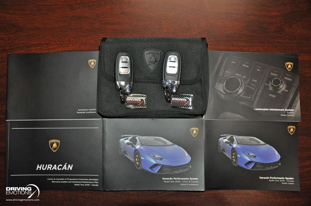 2019 Lamborghini Huracan Performante Spyder