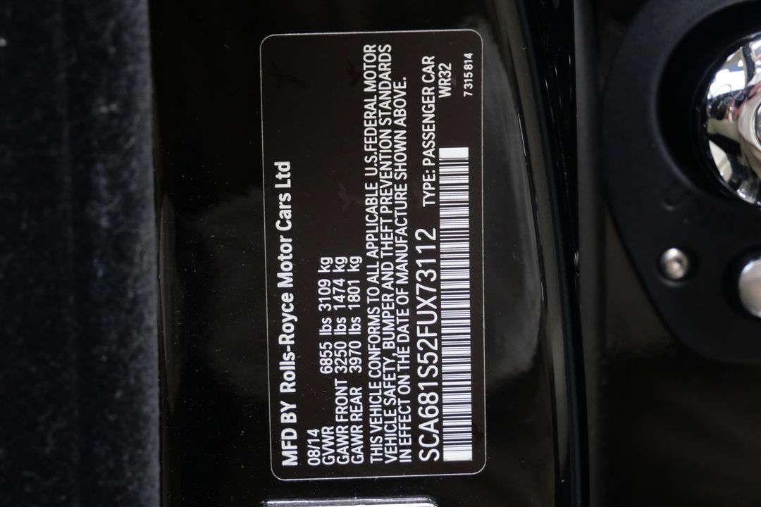 2015 Rolls-Royce Phantom