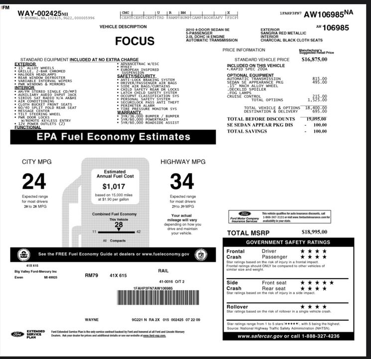 2010 Ford Focus