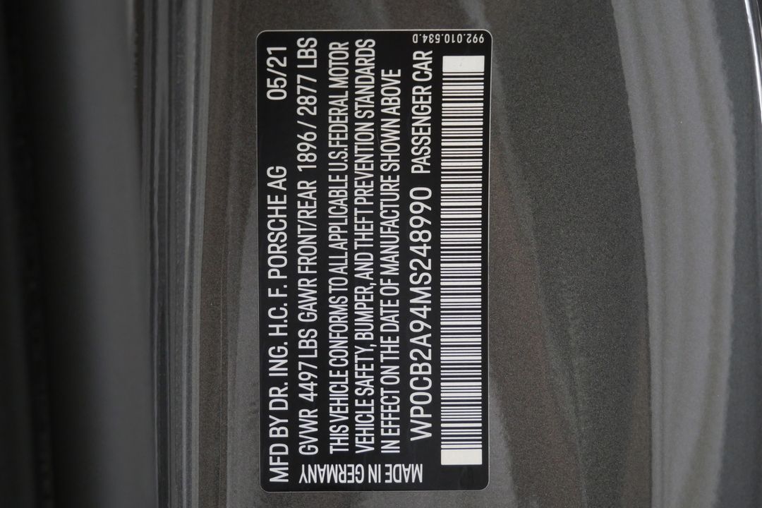 2021 Porsche 911