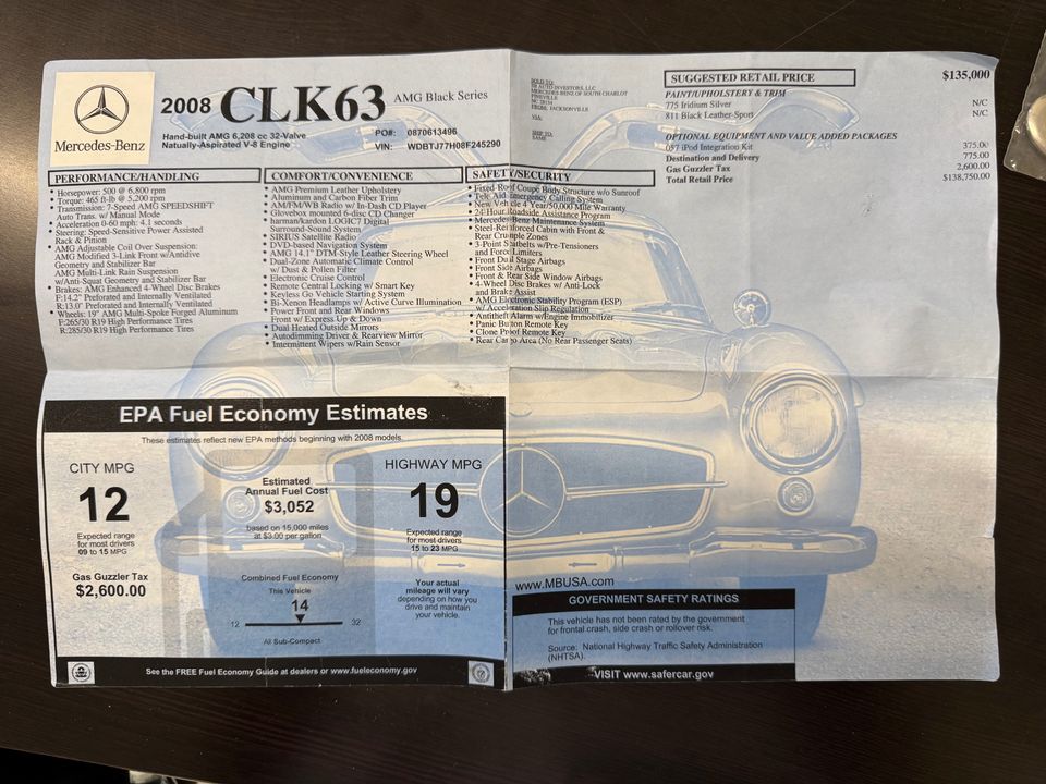 2008 Mercedes-Benz CLK