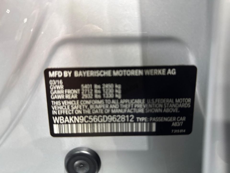 2016 BMW 550i
