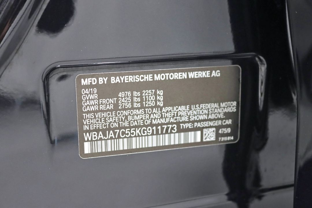 2019 BMW 5 Series