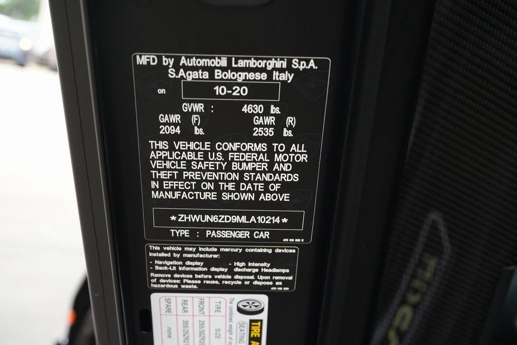 2021 Lamborghini Aventador SVJ