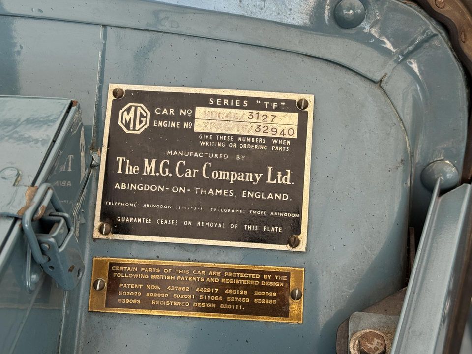 1954 MG MGTF