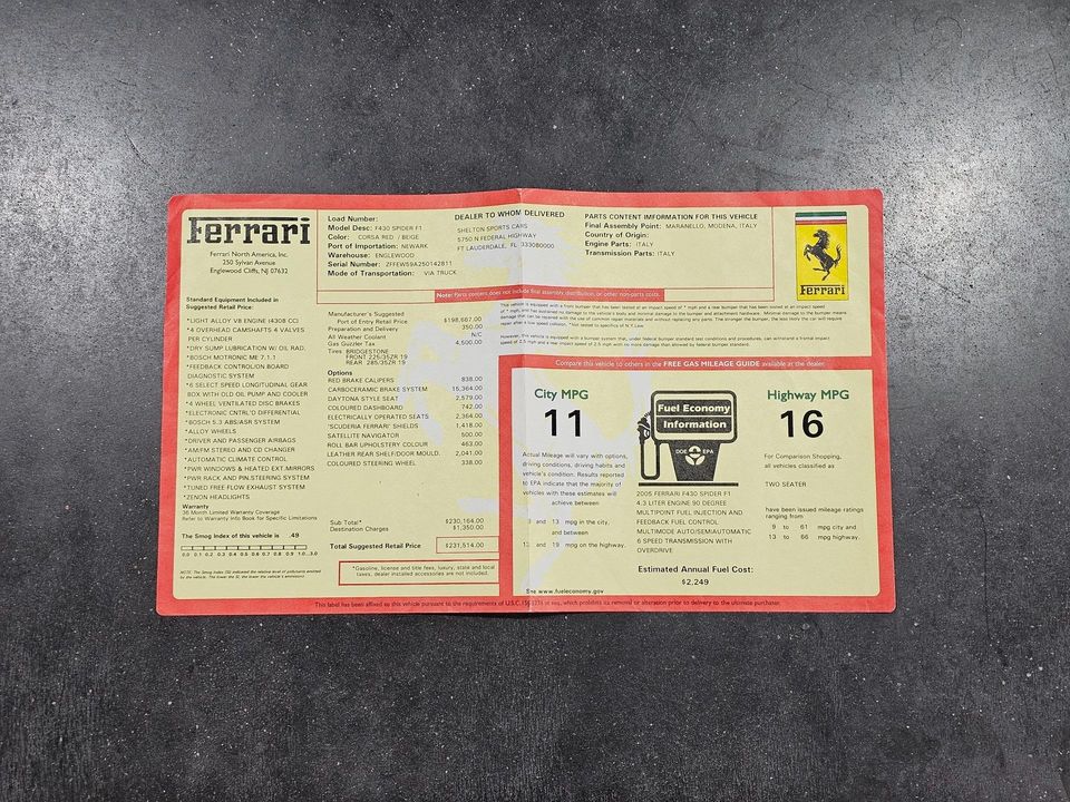 2005 Ferrari F430