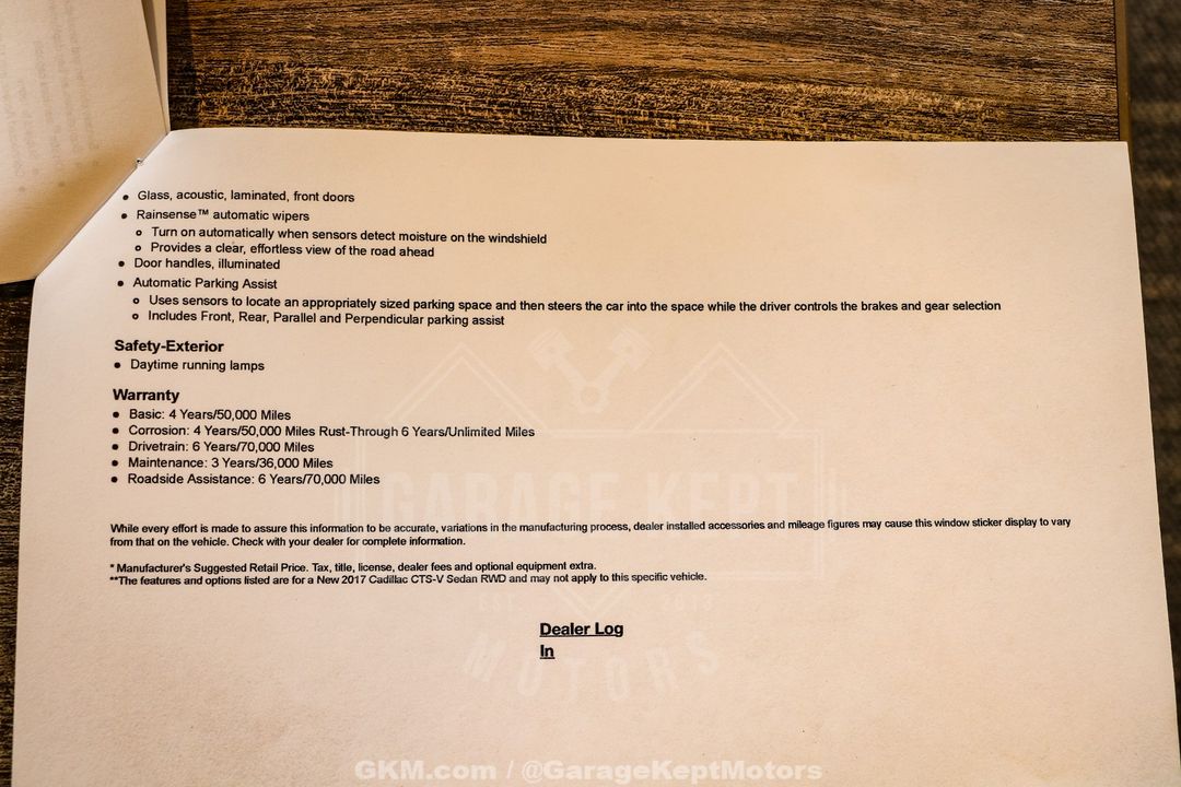 2017 Cadillac CTS-V