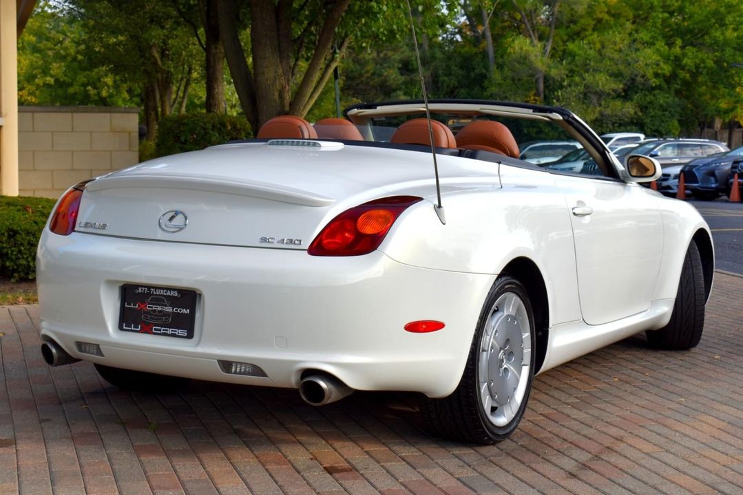 2002 Lexus SC 430 Convertible RWD Mark & Levinson Sound