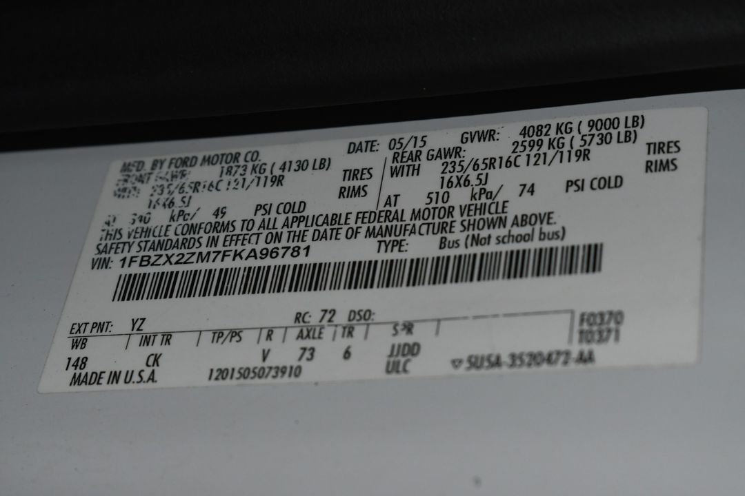 2015 Ford Transit