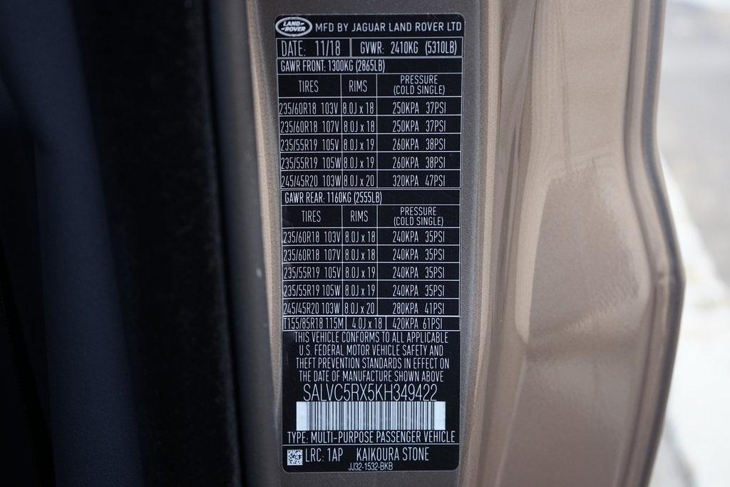 2019 Land Rover Range Rover Evoque