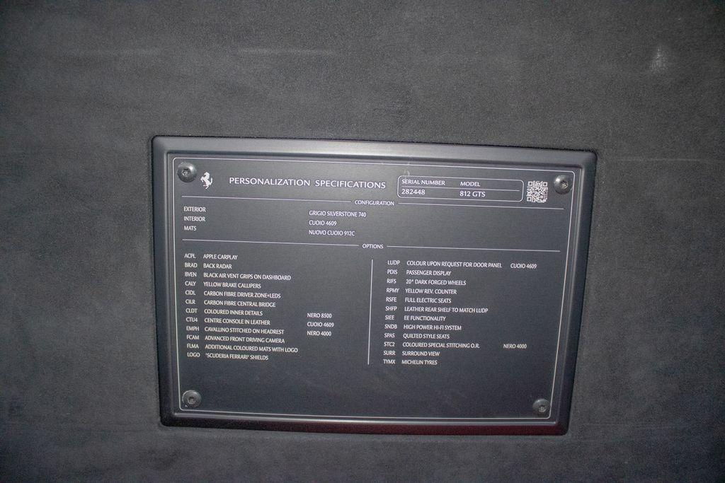 2022 Ferrari 812 GTS