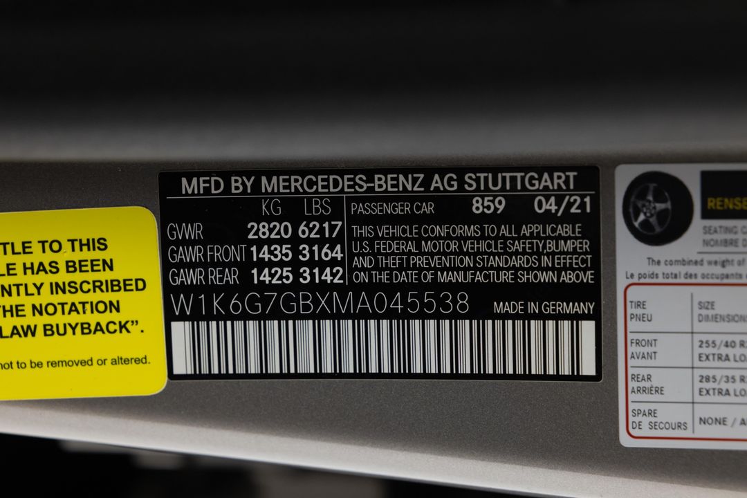 2021 Mercedes-Benz S 580 4MATIC