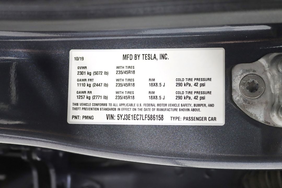 2020 Tesla Model 3