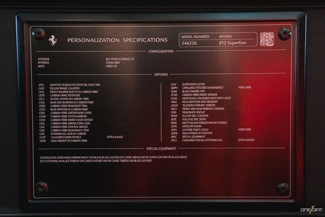 2019 Ferrari 812 Superfast