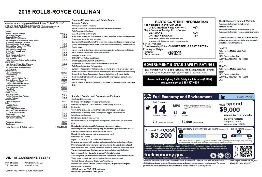 2019 Rolls-Royce Cullinan