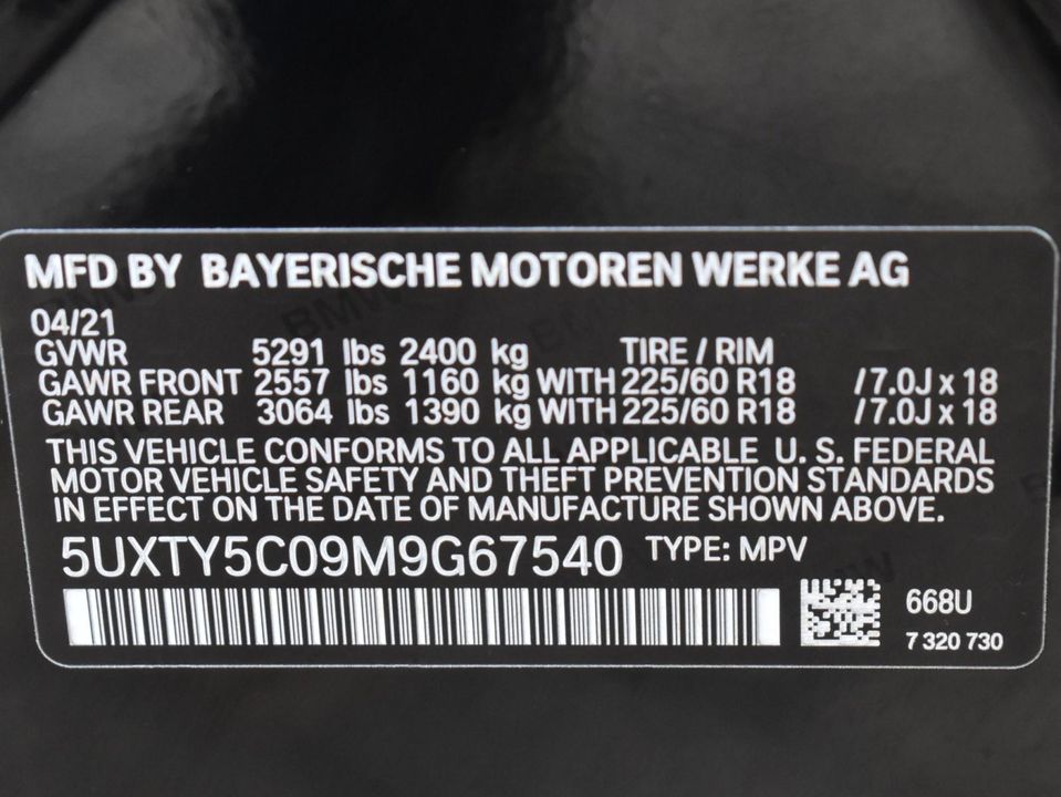 2021 BMW X3