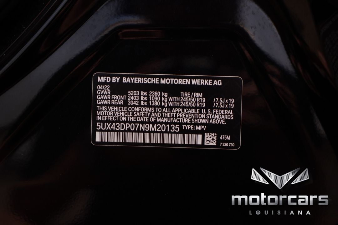 2022 BMW X3