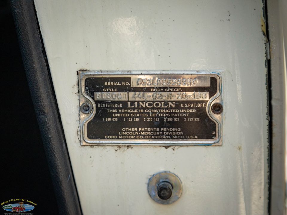 1952 Lincoln Cosmopolitan Sport Coupe