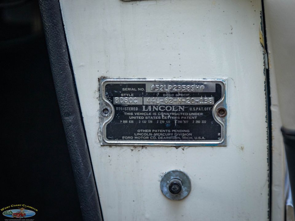 1952 Lincoln Cosmopolitan Sport Coupe