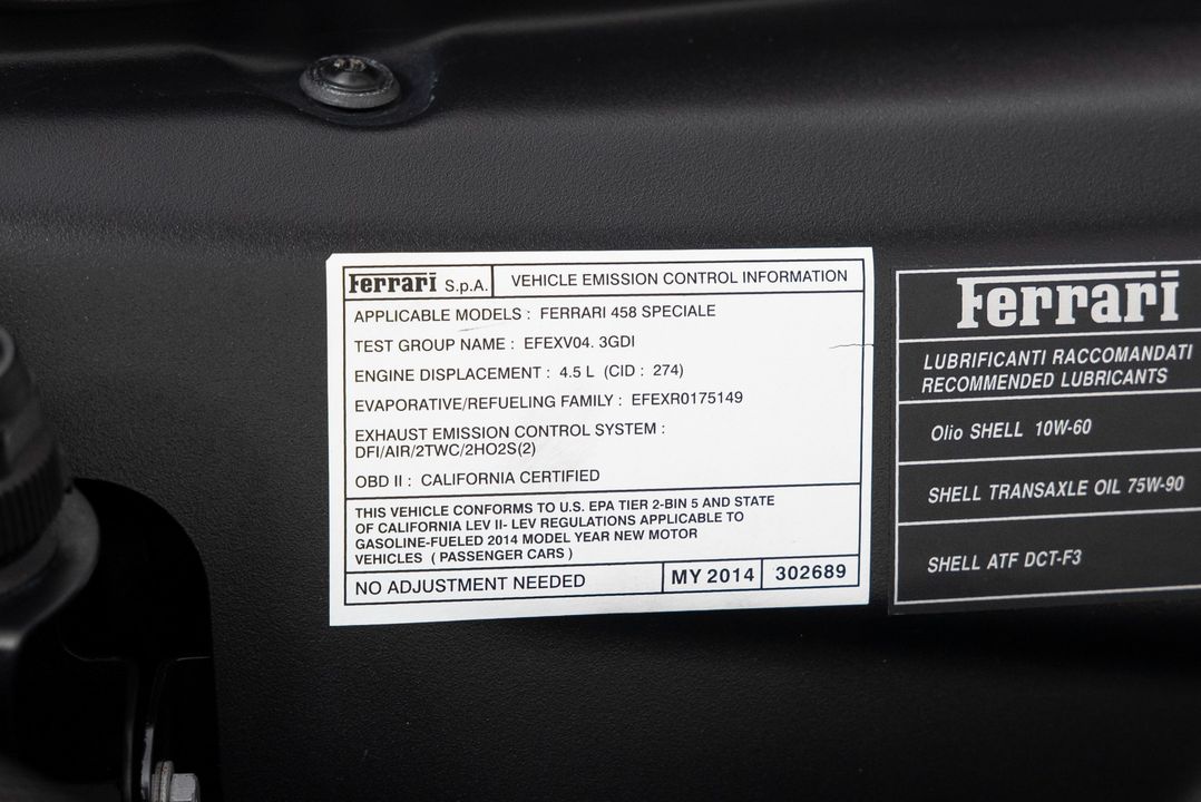 2014 Ferrari 458