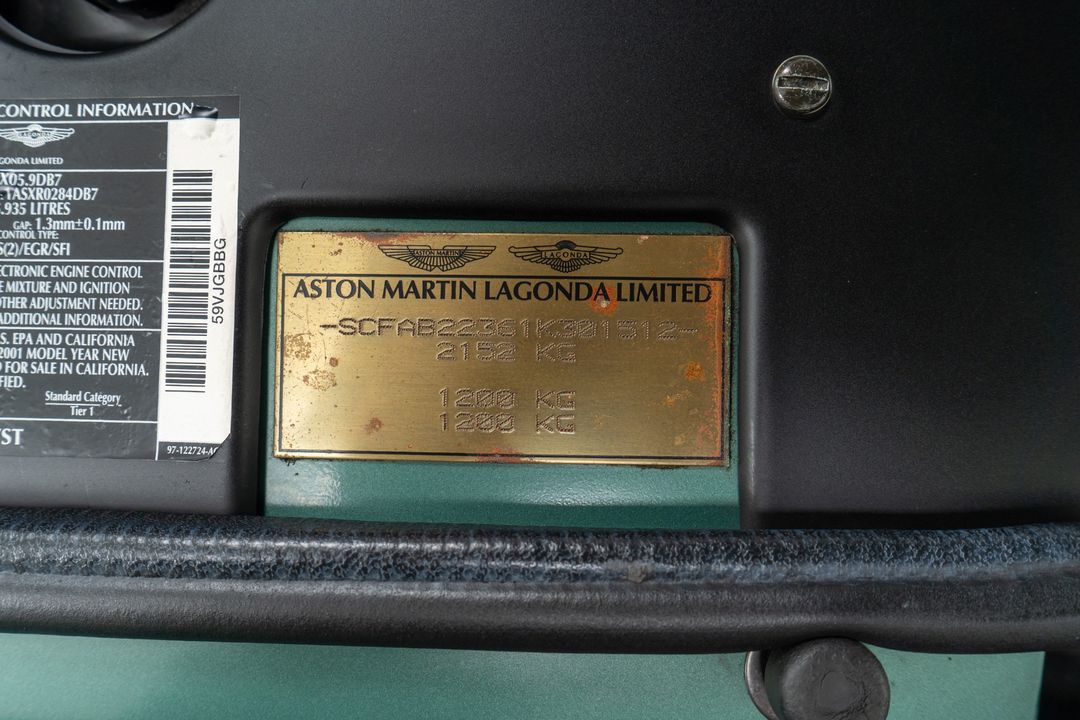 2001 Aston Martin DB7