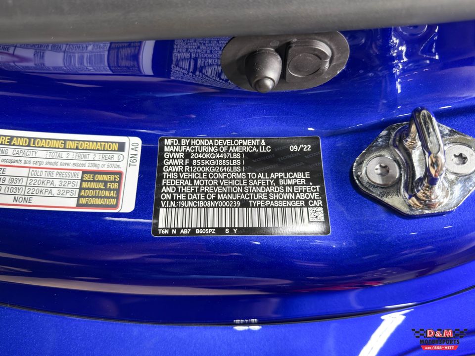2022 Acura NSX
