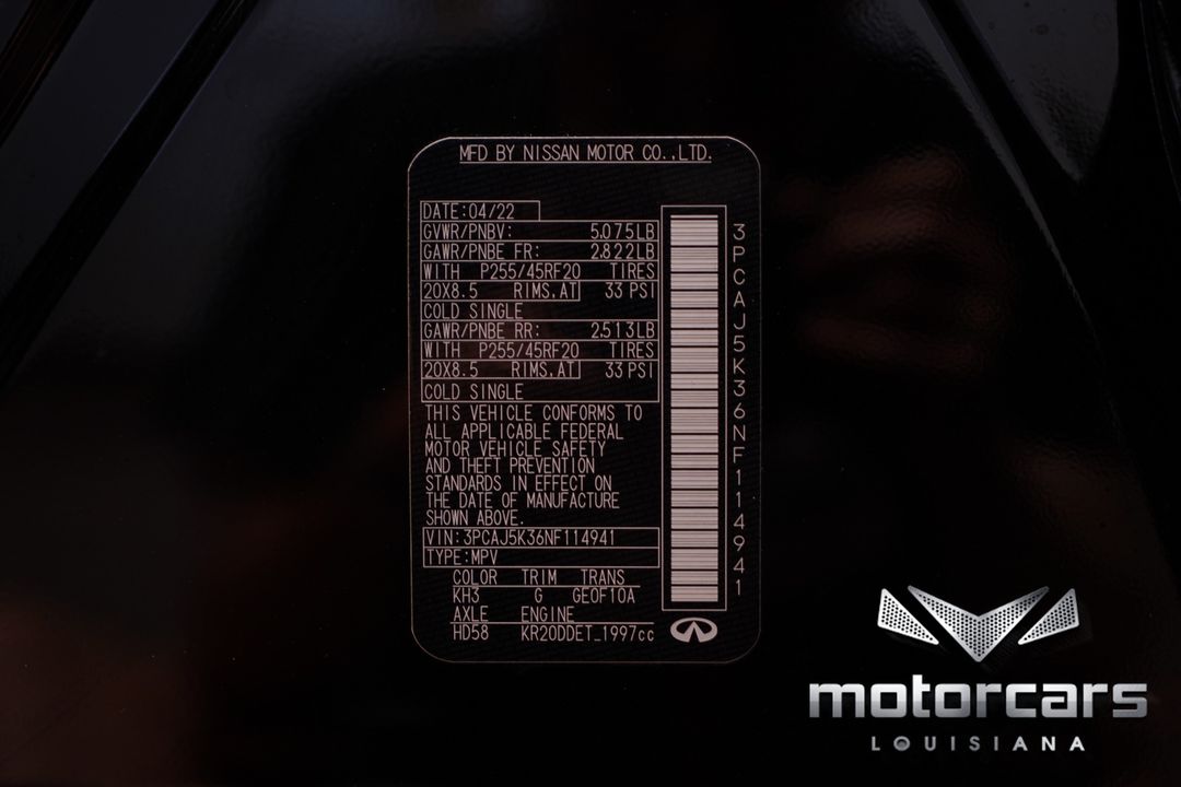 2022 INFINITI QX55