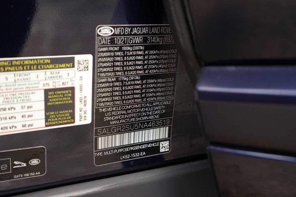 2022 Land Rover Range Rover