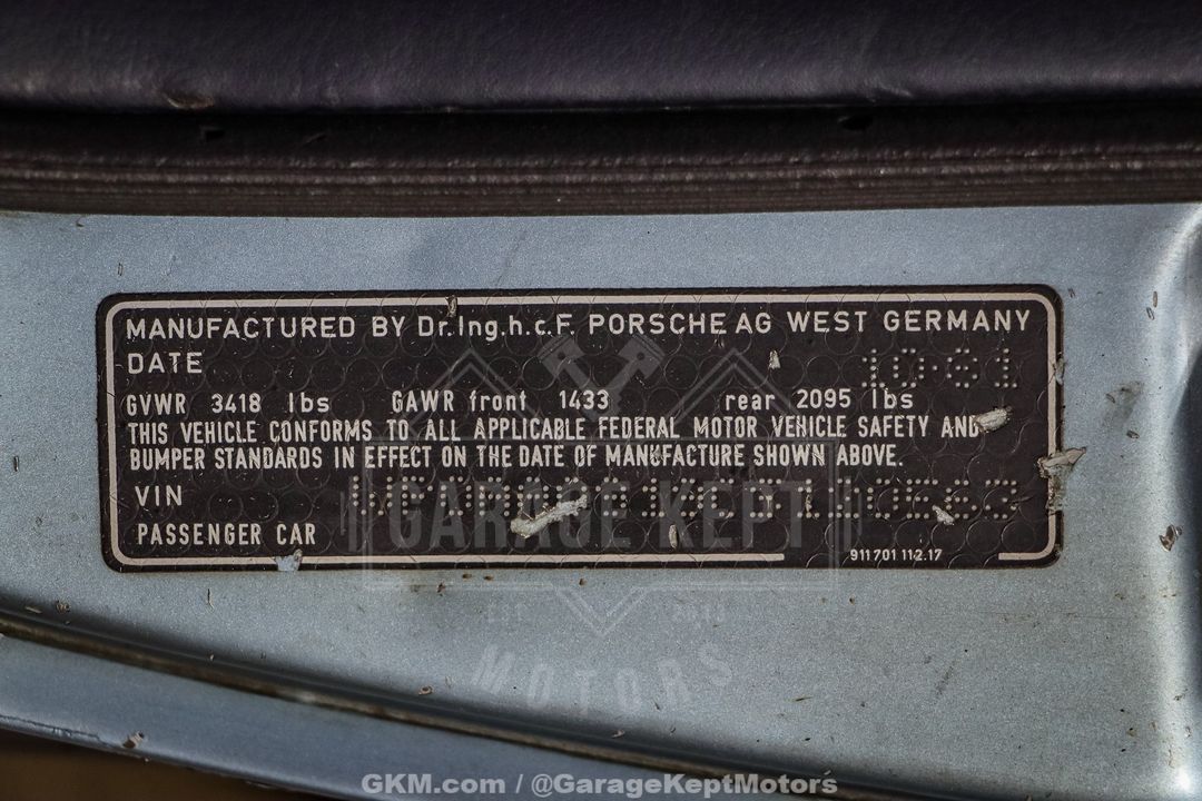 1982 Porsche 911